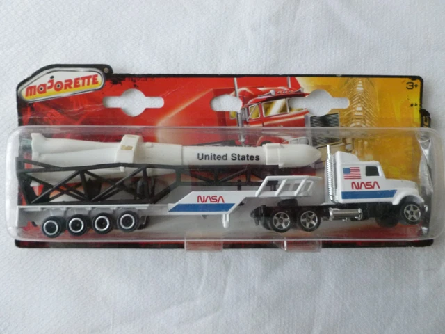 CAMION MAJORETTE N 610 s rie authentic porte fus e NASA UNITED