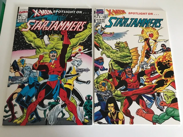 X-Men Spotlight on Starjammers set #1-2  Marvel comics - T33