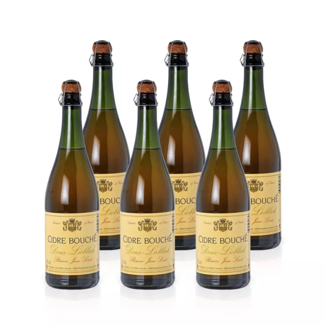 Cidre Bouché Doux Lieblich - Réserve Jean Loret - Apfelwein 2,5% vol. 6x 0,75L