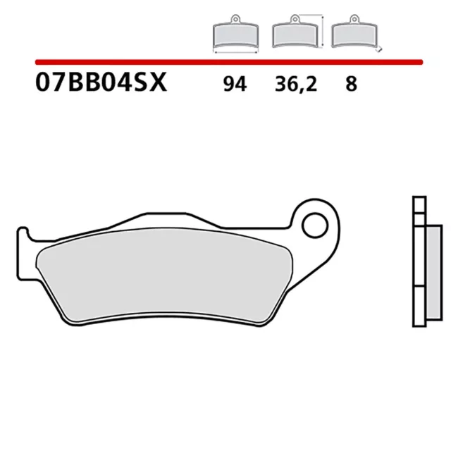 Brembo Kit Pastiglie Freno Posteriore Ducati Multistrada S Grand Tour 1260 20-20