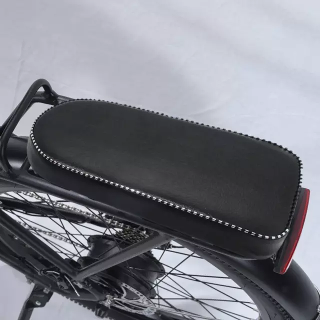 Bicycle Rear Seat Cushion Wide Soft Pad Easy to Install Thick Bike Back Seat