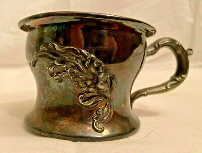 Very Old Derby Silver Company Ornate Silver Plated Cup 1884 Rare Museum Quality