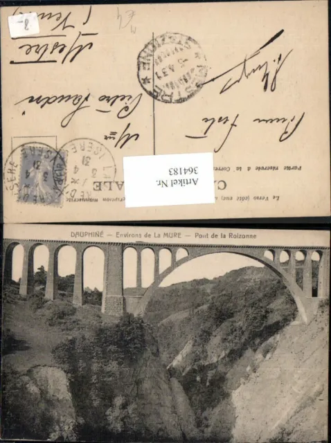 364183,Brücke Dauphine Environs de la Mure Pont de la Roizonne Viadukt