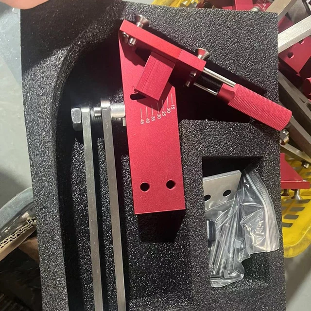 ADJUSTABLE FRAME EFFICIENT Sharpening Angle Grinder Lawn Mower Blade