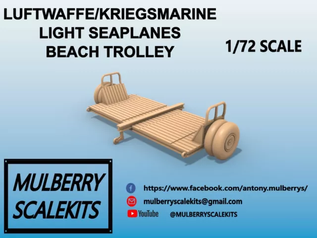 1/72 WW2 WARMARINE Heavy Seaplanes Trolley Mulberry Scale Kits $20.49 ...