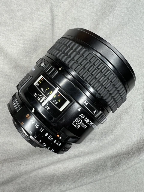 Nikon AF Micro NIKKOR 60mm f2.8 Lens Vintage