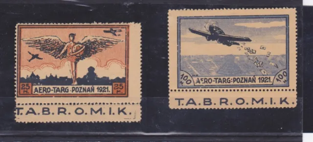 Poland 1921, Aero Targ Poznan, VF MNH