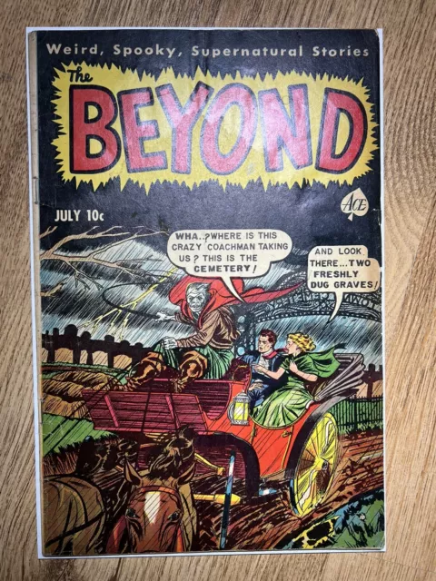 Beyond #13 (1952) Ace Periodicals, Gene Colan Art, Golden Age! Pre Code Horror!