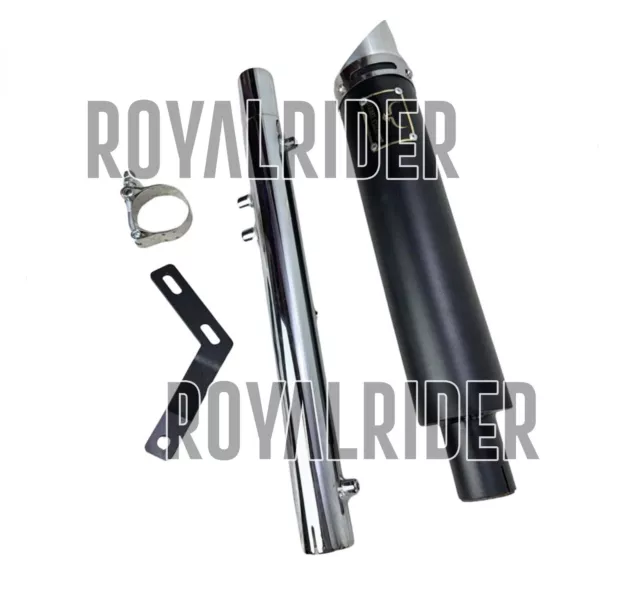 Royal Enfield "BARREL EXHAUST WITH BEND PIPE FOR METEOR 350 & NEW CLASSIC 350 3