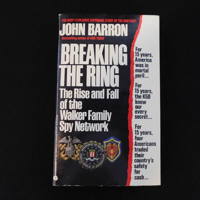Breaking the Ring  by John Barron Vintage Paperback Avon 1988