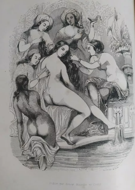 GALLAND DE SACY Les Mille et une nuits Contes arabes XIXe Bourdin 1840 - 32