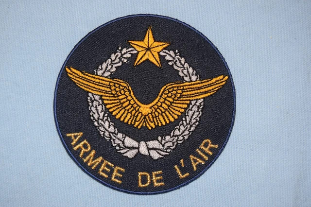 Insigne écusson Légion Étrangère (FFL) - BMP Argent - Patch Tissu à Coudre