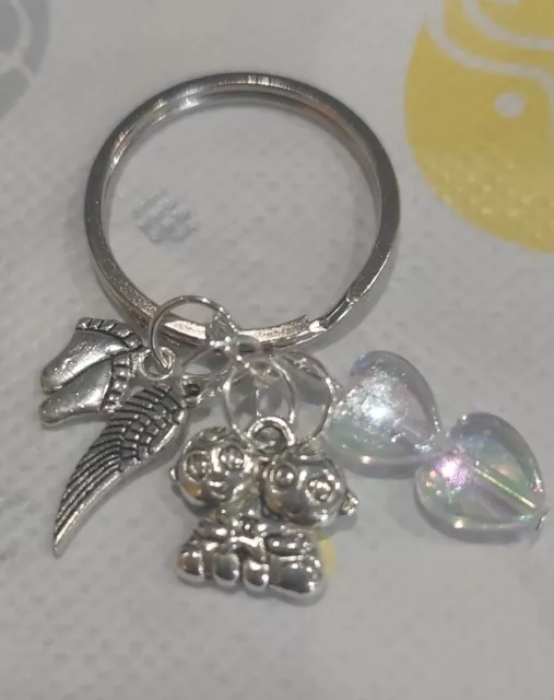 Twin Babies  Memorial Charm Baby Loss/Miscarriage Memory Keepsake charm  comfort