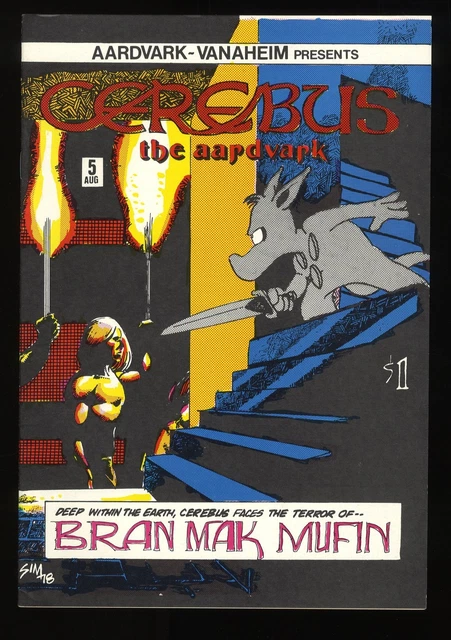 Cerebus the Aardvark #5 VF/NM 9.0 Robert E. Howard Spoof! Dave Sim Cover!