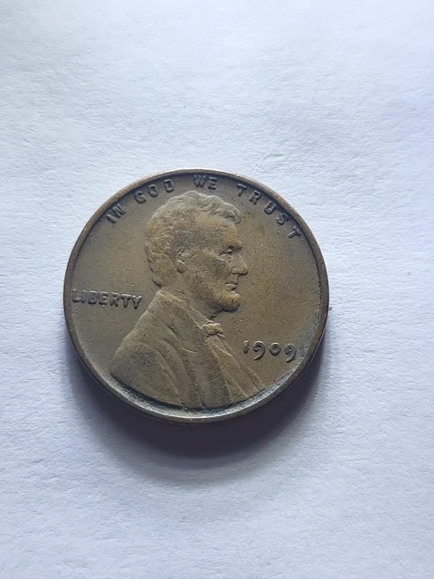 1909 VDB Lincoln Wheat Penny One Cent