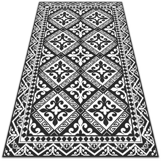 Vinyl PVC Flooring Patio Outdoor Rug Balcony Mat Carpet Regular patterns 100x150