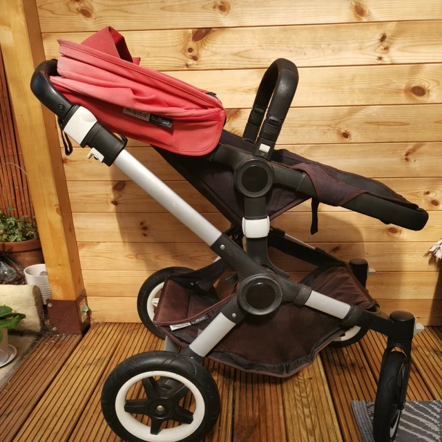 Bugaboo buffalo travel system  red with extras