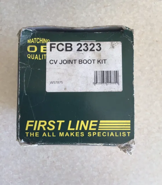 First Line Driveshaft Bellow CV Joint Boot Kit FCB2323 -