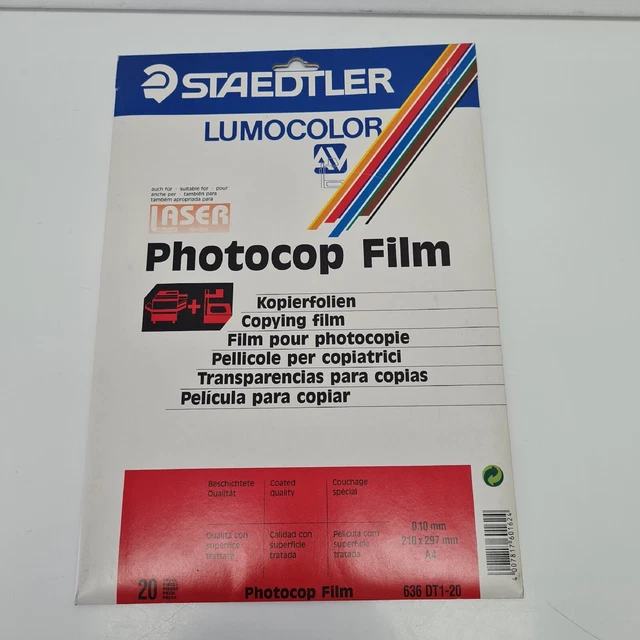 Staedtler Lumocolor A4 636 DT1-20 Kopierfolien 20St in Packung unbenutzt