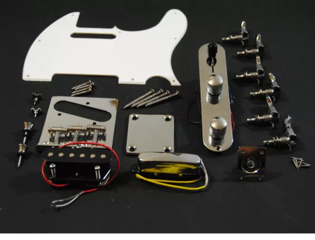 Kit Completo Hardware Guitarra Telecaster - Full Chrome Hardware Set TL Guitar