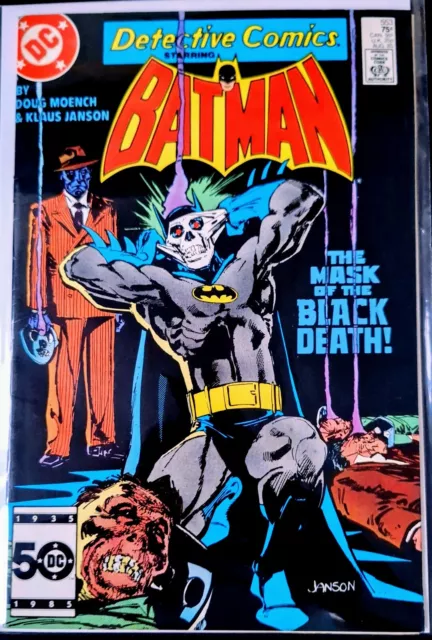 DETECTIVE COMICS #553 BATMAN VFN 1985 2. App der schwarzen Maske False Face Society