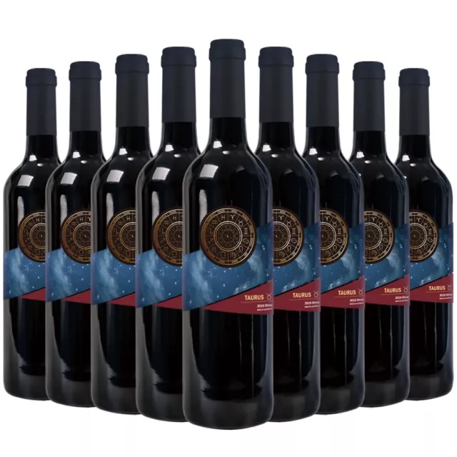 12 Bottles - Taurus Shiraz 750ml 2019 Red Wine South Australia Vineyards