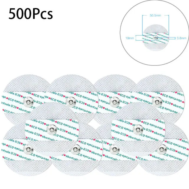 500x Replacement Electrode Pads For ECG EKG Machine
