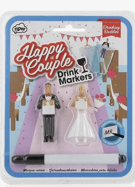 Pallet of "Drinking Buddies" Wedding Figures New JobLot Wedding Favours. 16 x 96