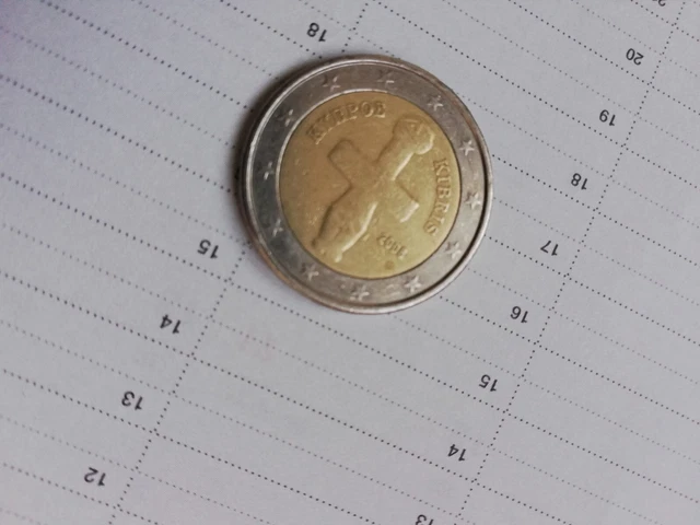 PIECE 2 EUROS Rare Croix Kibris EUR 1 200 00 PicClick FR PIECE 2 EUROS Rare Croix Kibris EUR 1 200 00 PicClick FR