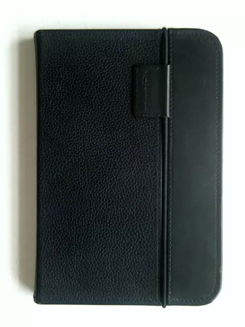 Amazon Black Leather Lighted case cover for Kindle keyboard model D00901 3rd Gen