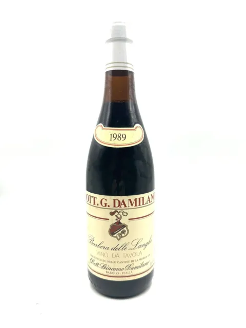 Vintage Vino Rosso Barbera Delle Langhe  1989 Damilano 75cl 11,5%