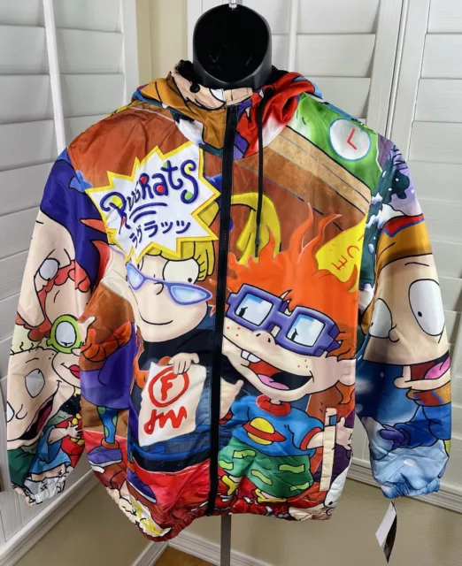 MEMBERS ONLY X Nickelodeon Rugrats Windbreaker Jacket - Men’s Size S ...