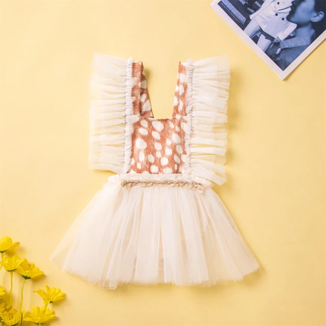 Abiti per bambina neonata stampa floreale primavera estate stampa primavera 3-6 mesi