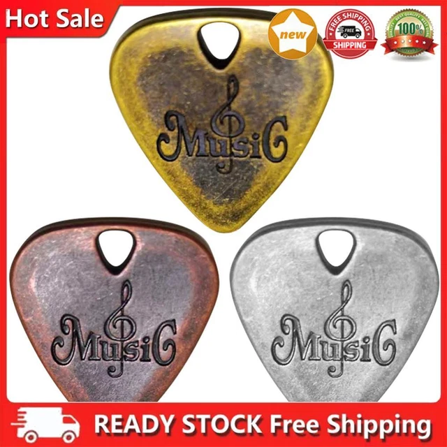 Metal Pick Zinc Alloy Pick Plectrum for Electric Guitar Musical Instrument Parts