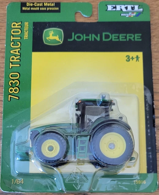 2007 JOHN DEERE 7830 Tractor with MFWD (15916) by Ertl 1/64 Scale 20.
