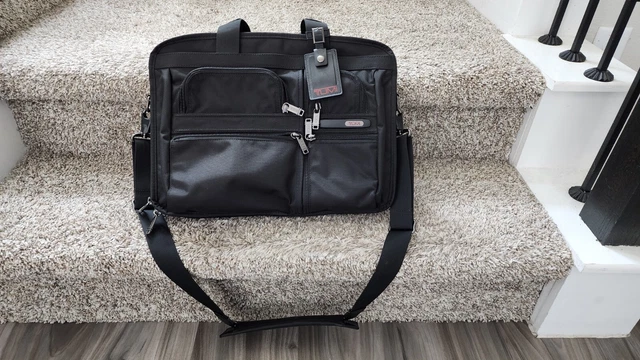 Tumi Alpha 3 15 inch Laptop Briefcase - Black