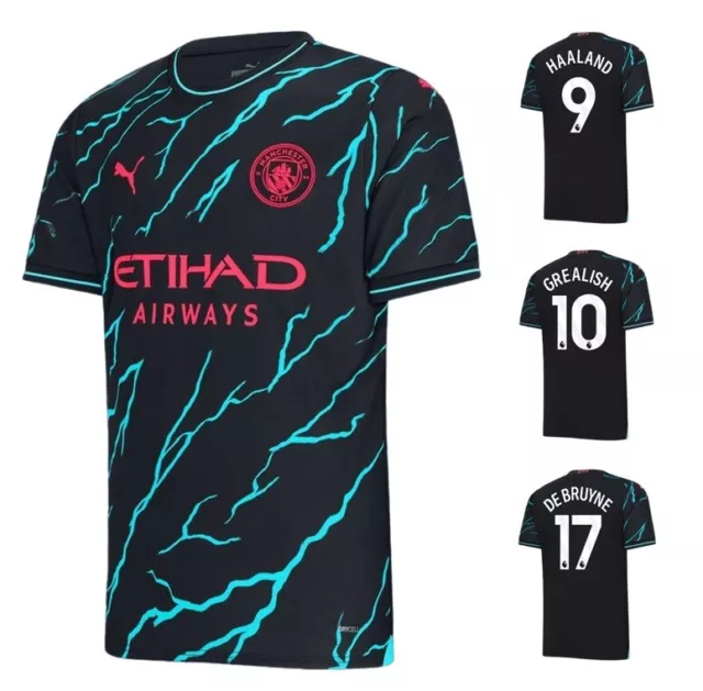 Trikot Puma Manchester City 2023-2024 Third I 3rd ManCity + Spielernummer I Name