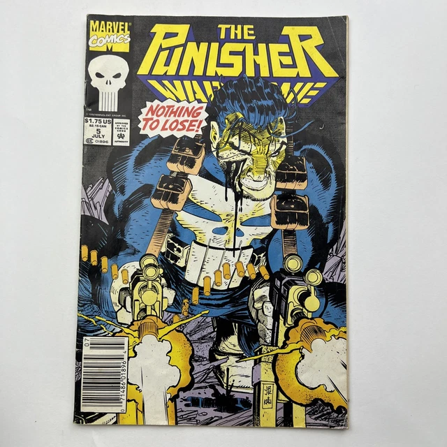 Vintage Marvel The Punisher..war Zone..nothing To Lose. #5 .1992..  #327