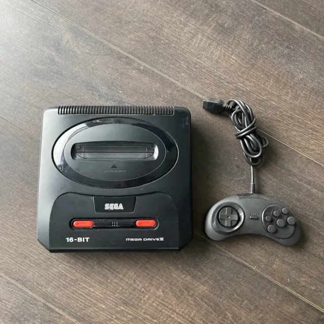 SEGA Mega Drive II 2 16 Bit Console Only With Controller UNTESTED