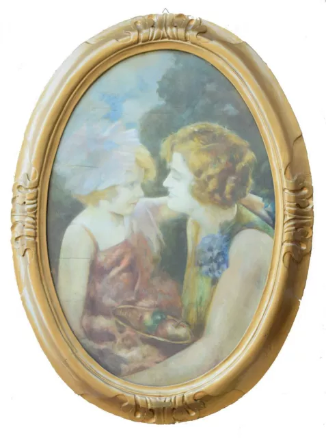 Ugo FERRERO (1896-1963), Ritratti domestici, firmato s.d. Ugo FERRERO (1896-1963), Ritratti domestici, firmato s.d.