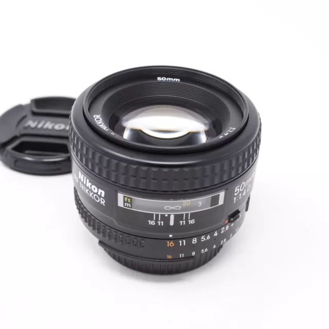 Nikon AF Nikkor 50mm f/1.4D Prime Lens - Very Good Condition
