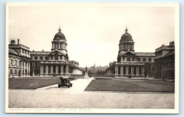 6 Postcards Greenwich Hospital Exterior + Interior Painted Hall