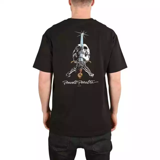 Powell Peralta Skull &amp; Sword S/S T-Shirt - noir