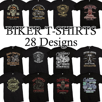T-Shirt - Moto T Shirt - Cafe Racer, Chopper, Bobber ECC