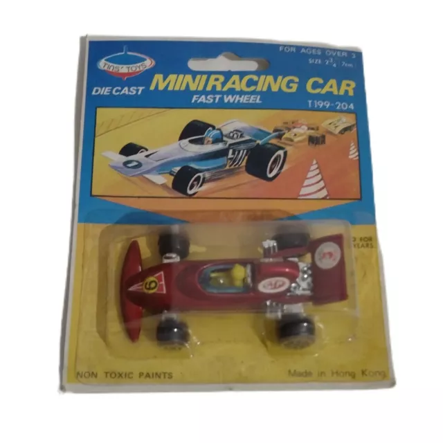 Tins Toys Vintage No.9 March Ford 721 Die Cast Racing Car F1 7cm Still Sealed