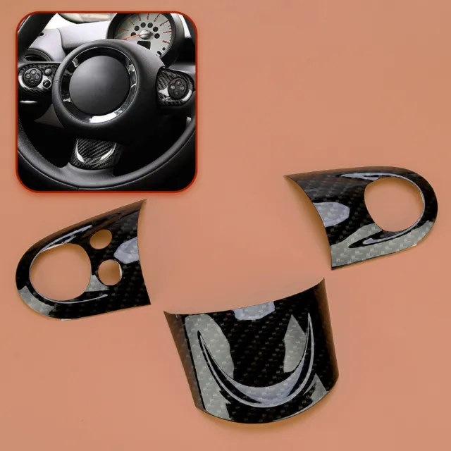Steering Wheel Center Button Cover Trim Fit For Mini Cooper R55 R56 R57 R58 R60~