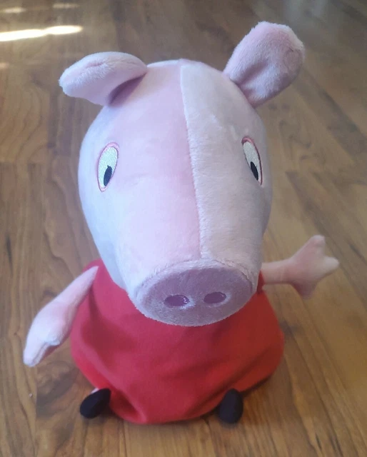 PEPPA PIG TALKING Plush 12" Doll Hug & Oink Sounds Stuffed Animal Doll