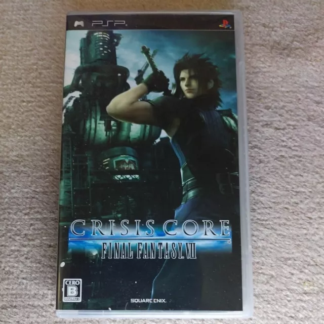 Crisis Core Final Fantasy VII 7 PSP Sony SQUARE ENIX versione giapponese