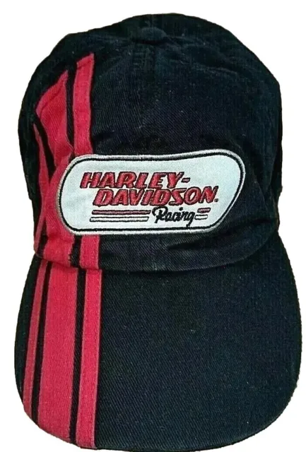 Harley Davidson RACING Baseball Cap Hat Vintage