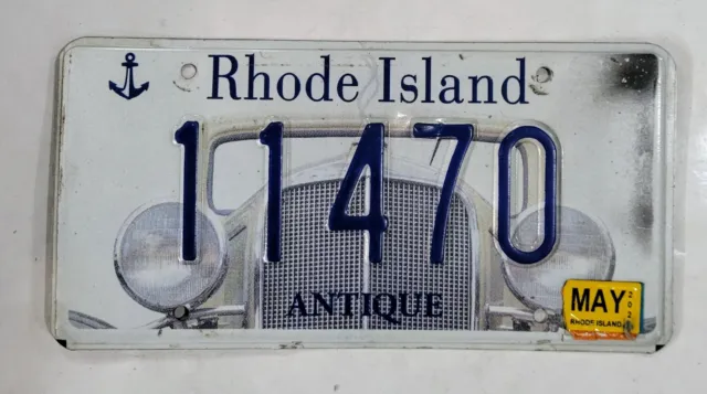 RHODE ISLAND Antique Classic Car Graphic License Plate~ 11470 ~🔥FREE SHIPPING🔥